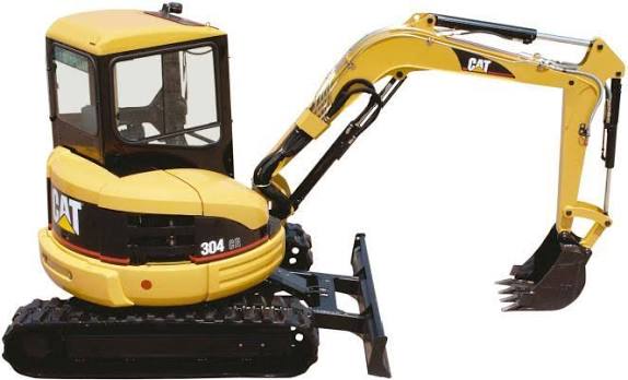 CAT 304C CR 305C CR service repair manual PDF cover