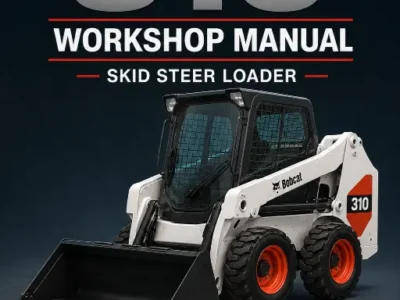 Bobcat 310 workshop manual PDF cover