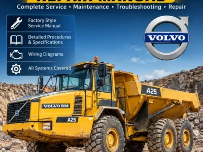 Volvo BM A25 Articulated Dump Truck Repair Manual PDF