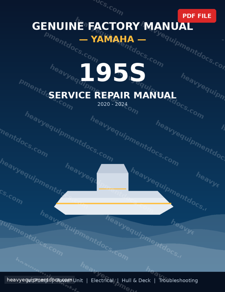 Yamaha 195S Boat Service Repair Manual PDF (2020-2024)