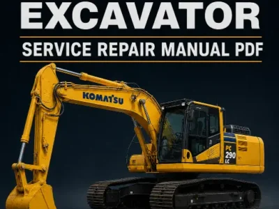 Komatsu PC290LC-10 service repair manual PDF cover