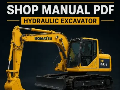 Komatsu PC95-1 shop manual PDF cover